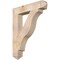 Ekena Millwork Funston Arts & Crafts Smooth Bracket, Douglas Fir, 5 1/2"W x 32"D x 40"H BKT06X32X40FST03SDF - alternate 1